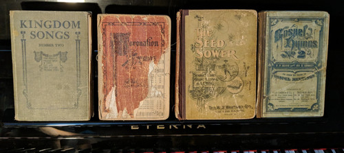 Antique gospel hymnal lot - antique,