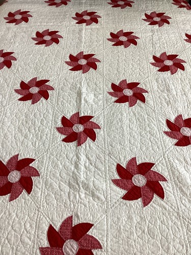 Vintage handmade red - vintage, white