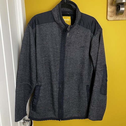 Jeep navy fleece - lined, casual