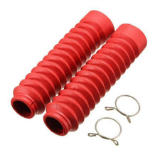 2x Motorcycle Rubber Front