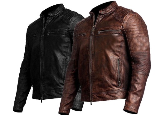 Café racer biker leather - café,