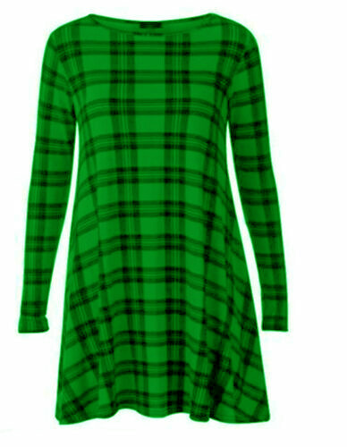 Women long sleeve print swing - women,