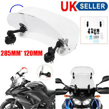 Universal Motorcycle Adjust Windscreen Wind screen Deflector Motorbike Windshiel