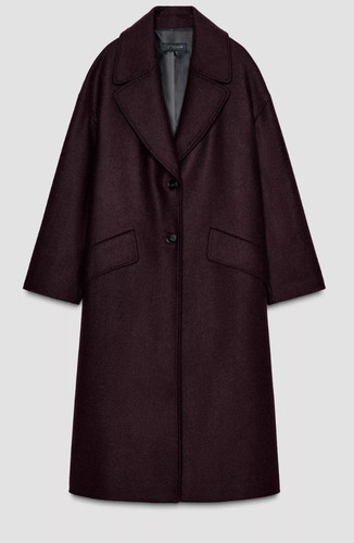 Bnwt zara burgundy oversized - bnwt,