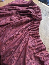 Lined Burgundy Patterned