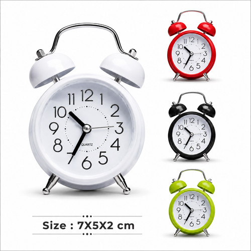 Mini alarm clock loud - loud, twin