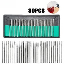 30Pc DIAMOND BURR ROTARY TOOL