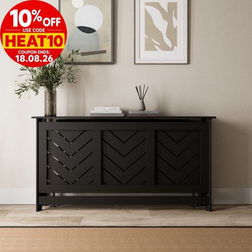 Radiator cover black modern - radiator,