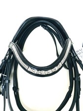 PATENT LEATHER DOUBLE BRIDLE &
