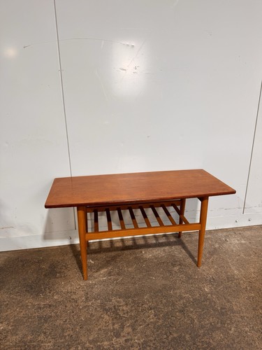 Midcentury teak coffee - teak, table