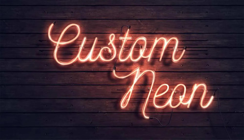 Custom made neon sign - made,