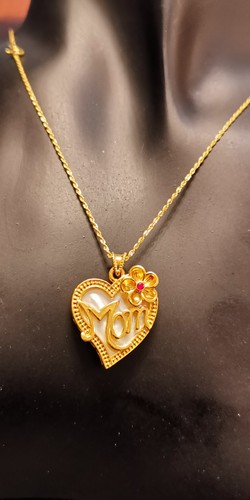 Au750 real 18k gold necklace - au750,