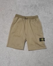 Stone Island Cargo Sweat Shorts - XL Color- Green