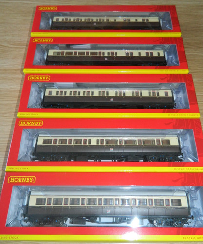 Hornby coach rake gwr - hornby, of