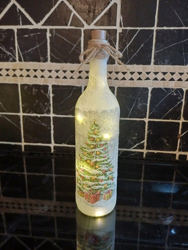 Christmas tree bottle - christmas,