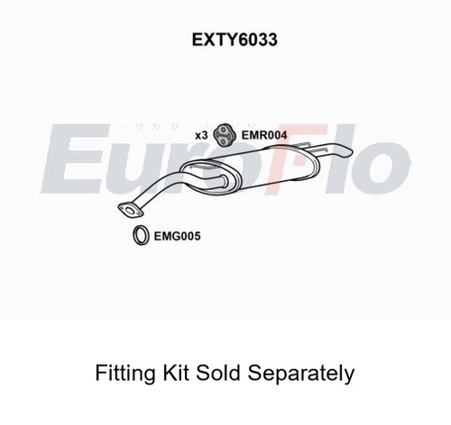 Rear muffler silencer insert - silencer,