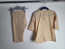Boys Beige Pakistani Kurta
