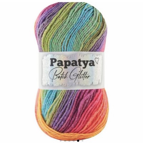 Papatya batik glitter yarn - papatya,