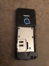 Replacement Nokia 6300 Back Rear Chassis Cover Housing Shell Assembly - BLACK
