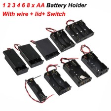 1-8 x AA Battery Holder Box