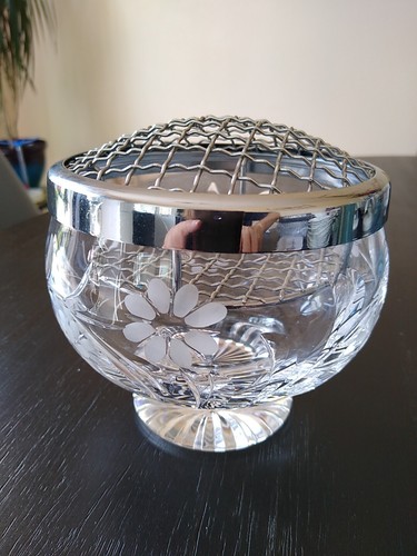 Stuart glass crystal - crystal, rose