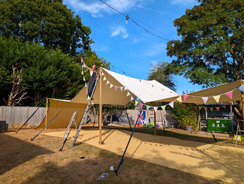 Stretch tent hire - 12, 5m