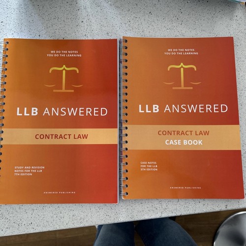 Llb answered contract law - answered,