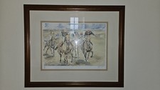 Jane Stangroom The Home Strait - Horse Racing Print