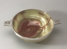 Antique Silver Mounted Onyx