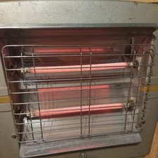 Vintage Old Electric Fire 2 Bar Belling Working Order 1960's Collectable retro