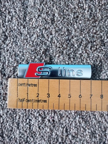 Audi line car badge plastic - audi,