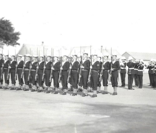 Inter war photo postcard hms - photo,