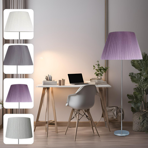Brushed chrome floor lamp - brushed,