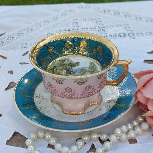 Vintage porcelain hand painted - porcelain,