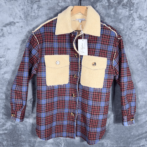 Polagram womn shacket flannel - womn,