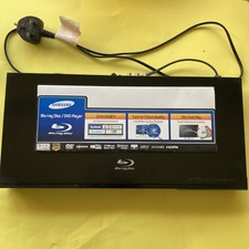 Samsung BD-C5500 Blu-ray Disc / DVD Player, Black with Grey buttons, Used