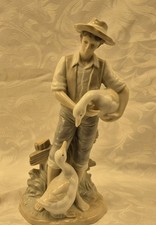 Rare Porcelain Figurine Boy