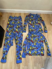 Boys Transformers Pyjamas Set X2 Tu Age 10-11