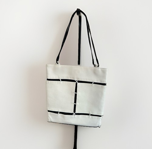 Prada white leather suspended - prada,