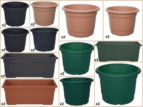 Sets milano planters 25cm - of, 2
