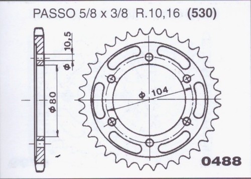 Crown rear sprocket for - crown,