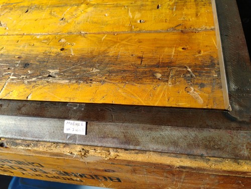 Vintage letter press - press, chase
