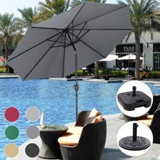 3m Garden Round Parasol Patio
