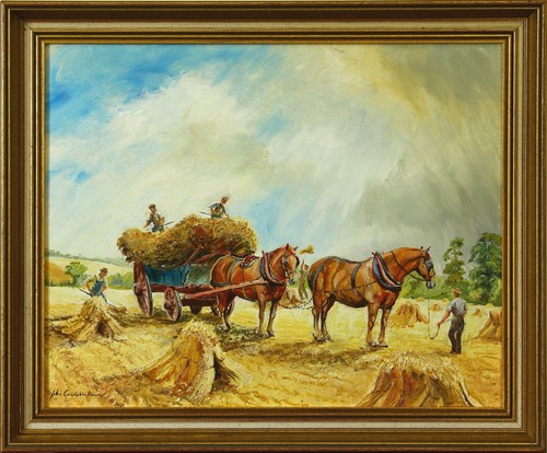 Oil board john constable - board,