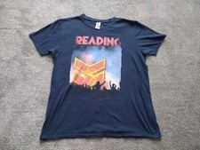 Reading Festival Tour T Shirt 2016 Bands, Blue, Large Gildan 