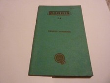 MORRIS J4 drivers handbook. AKD 1708A. 
