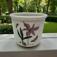 Portmeirion 'The Botanic Garden' meadow saffron plant pot 6" Diameter 5" Tall