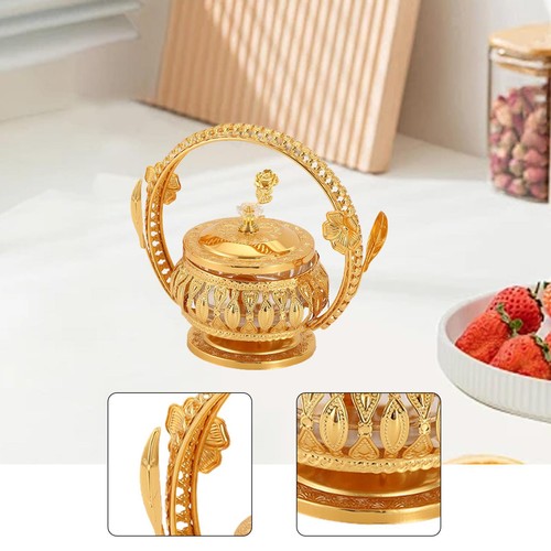 Sugar bowl decorative with lid - sugar,