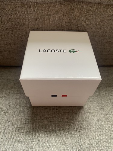 Lacoste box empty presentation - box,