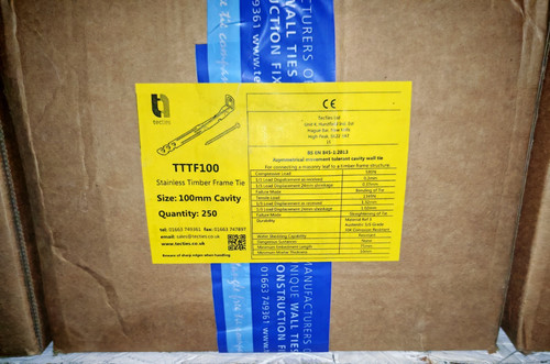 Timber frame wall ties - frame,